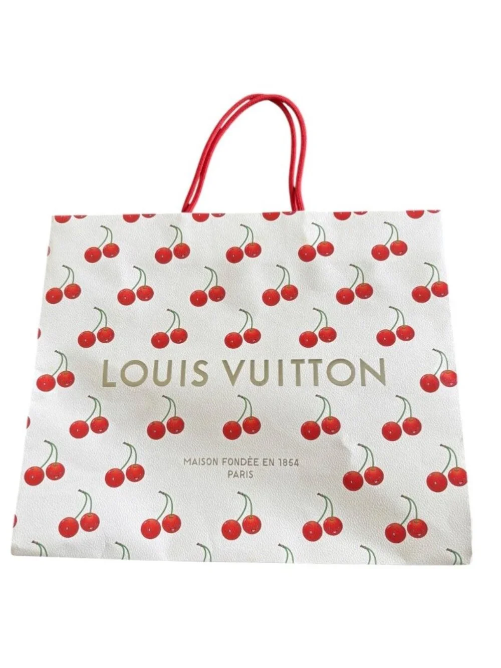 Louis Vuitton x Takashi Murakami Cerises Limited Edition Shopping Bag Medium